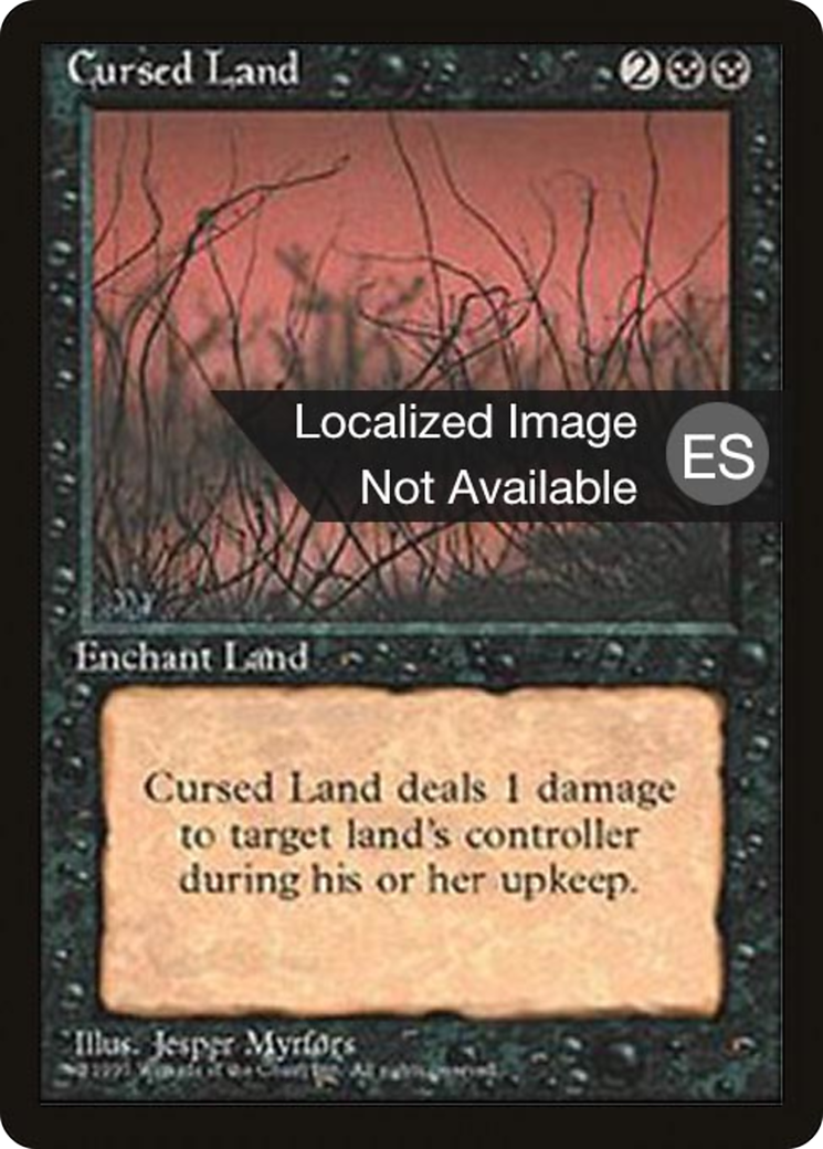 Cursed Land [Fourth Edition (Foreign Black Border)] | Grognard Games