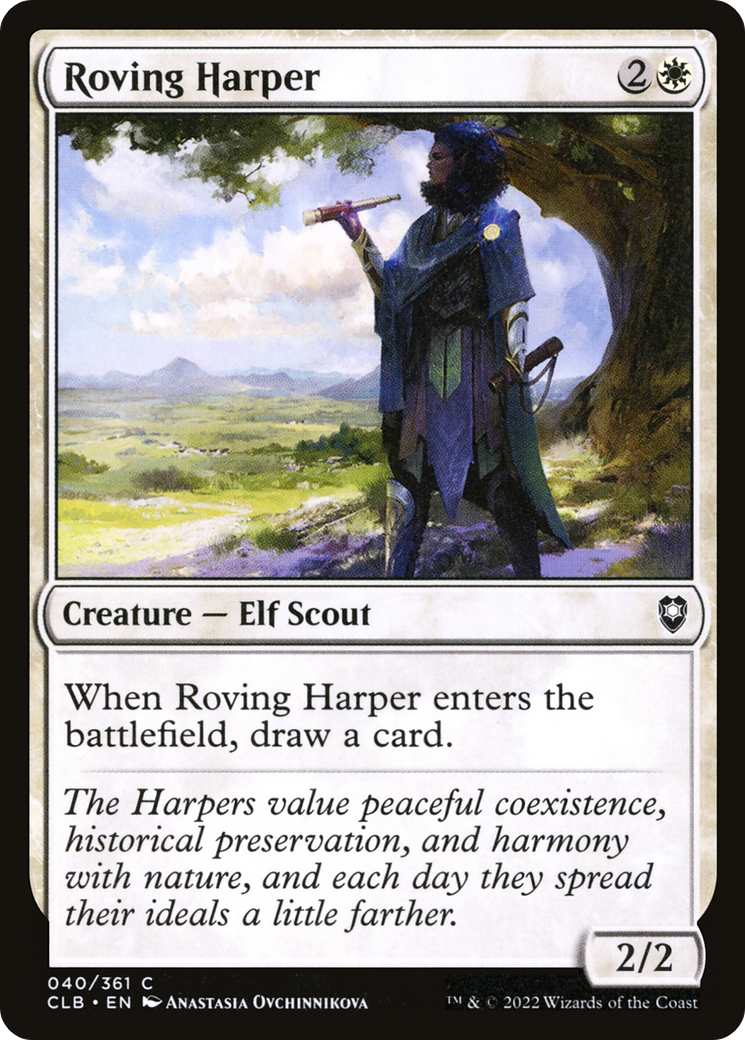Roving Harper [Commander Legends: Battle for Baldur's Gate] | Grognard Games