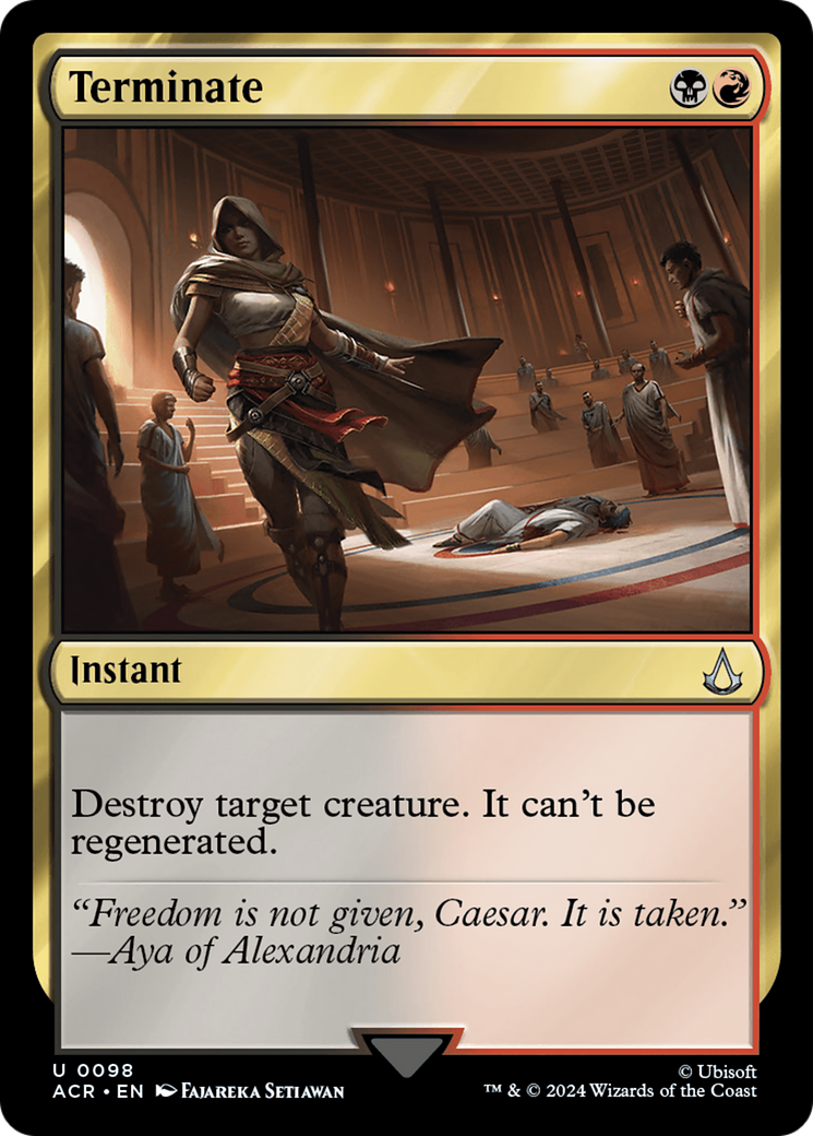 Terminate [Assassin's Creed] | Grognard Games