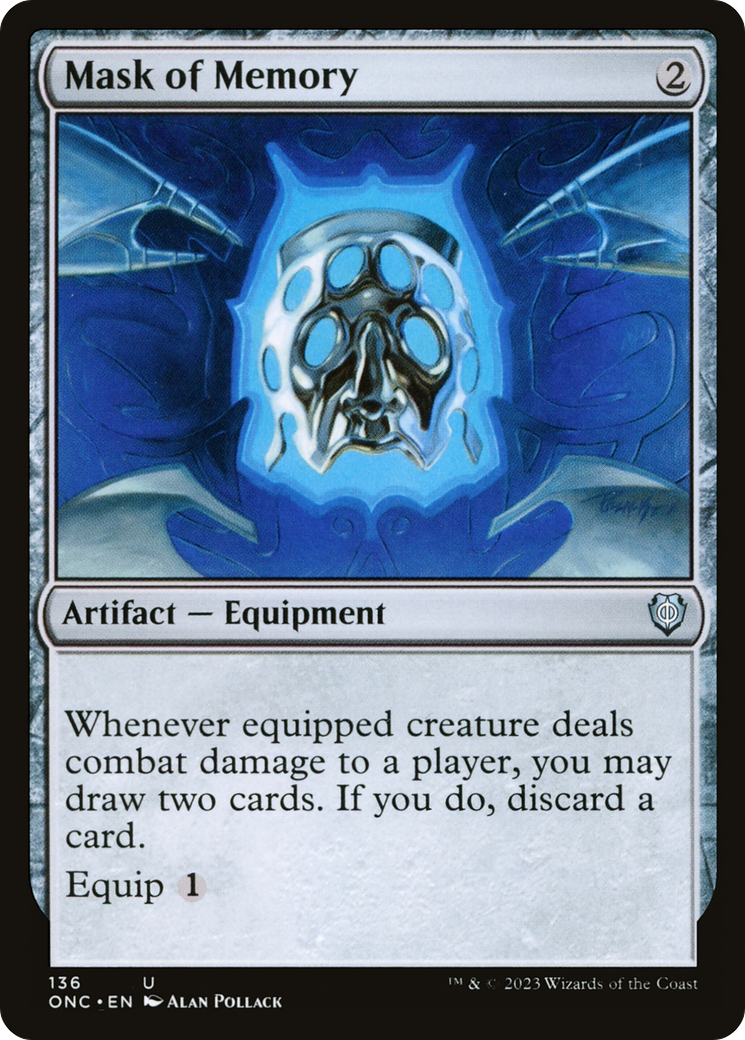 Mask of Memory [Phyrexia: All Will Be One Commander] | Grognard Games