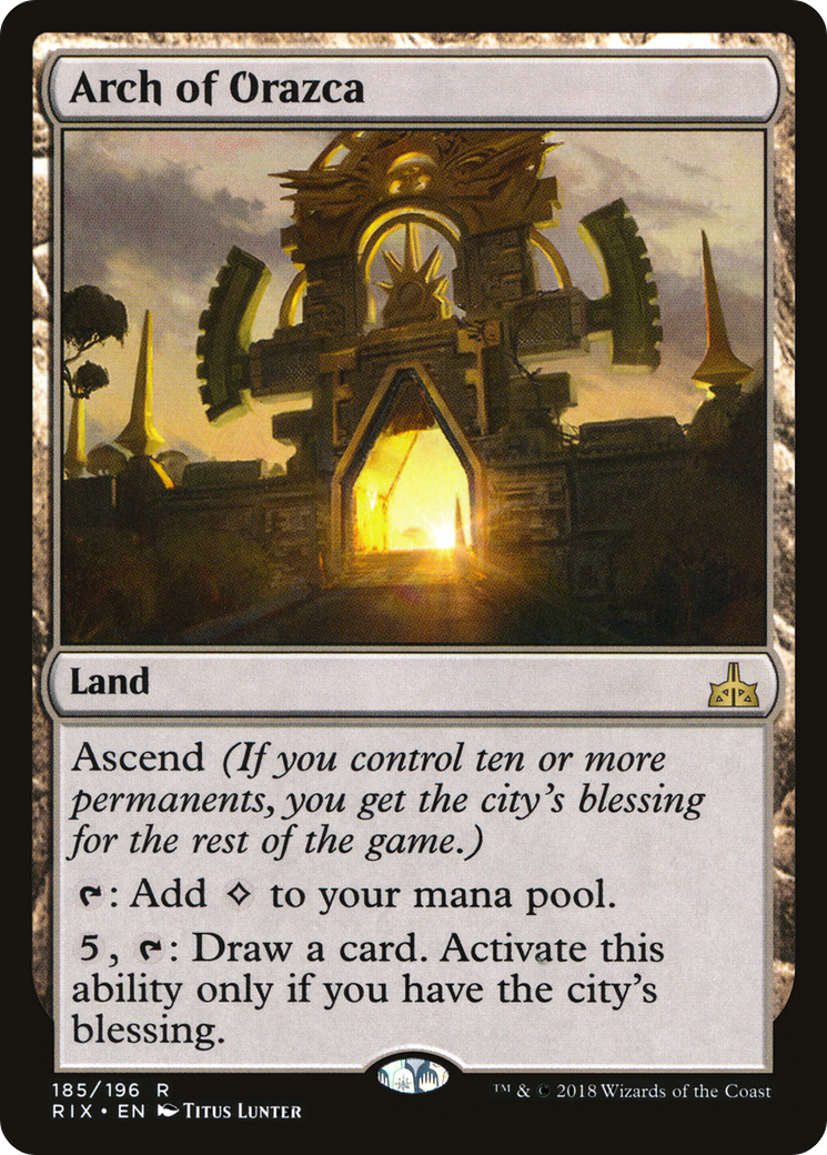 Arch of Orazca (RIX-185) - Rivals of Ixalan | Grognard Games