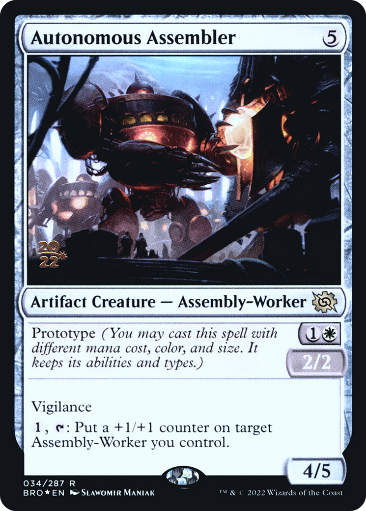 Autonomous Assembler [The Brothers' War: Prerelease Promos] | Grognard Games