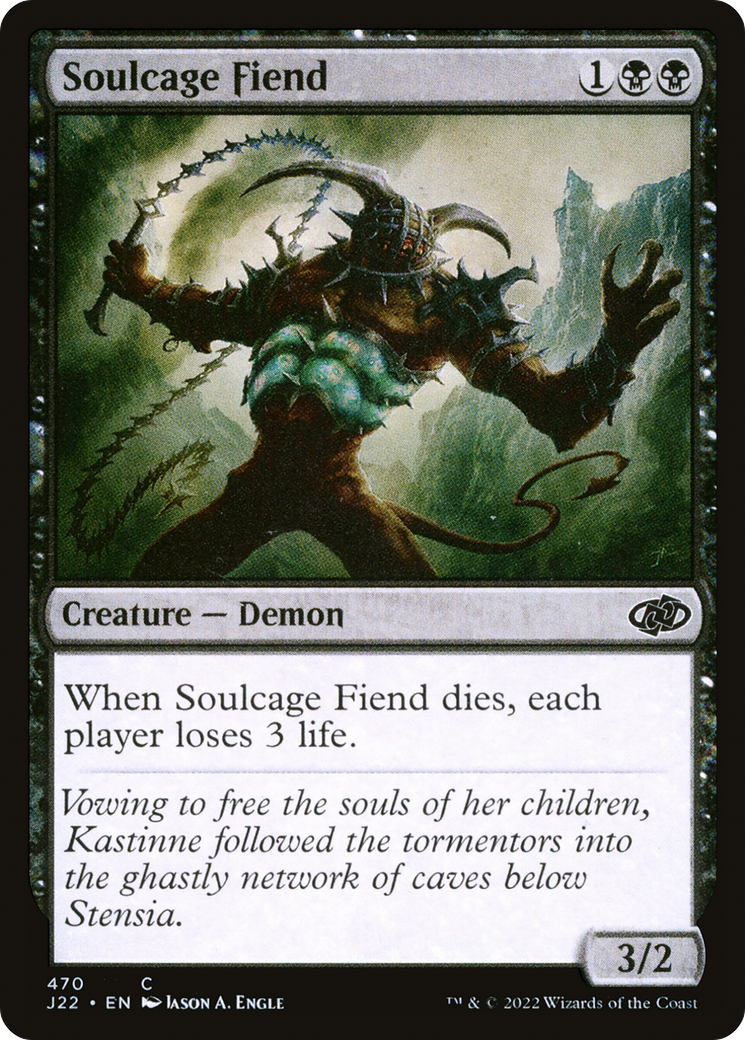 Soulcage Fiend [Jumpstart 2022] | Grognard Games