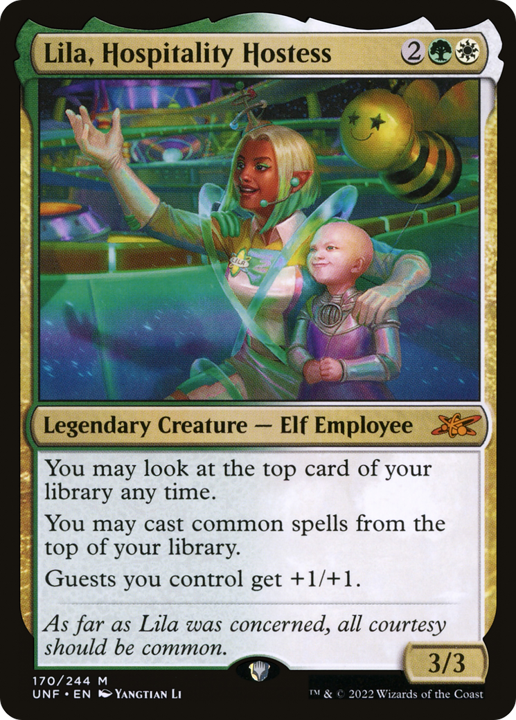 Lila, Hospitality Hostess [Unfinity] | Grognard Games