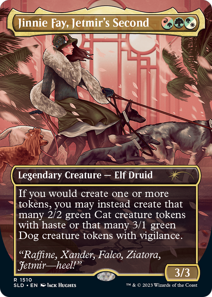 Jinnie Fay, Jetmir's Second (Display Commander) // Jinnie Fay, Jetmir's Second [Secret Lair Commander Deck: Raining Cats and Dogs] | Grognard Games