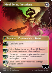 Nicol Bolas, the Ravager // Nicol Bolas, the Arisen (Display Commander) (Borderless) [Secret Lair: From Cute to Brute] | Grognard Games