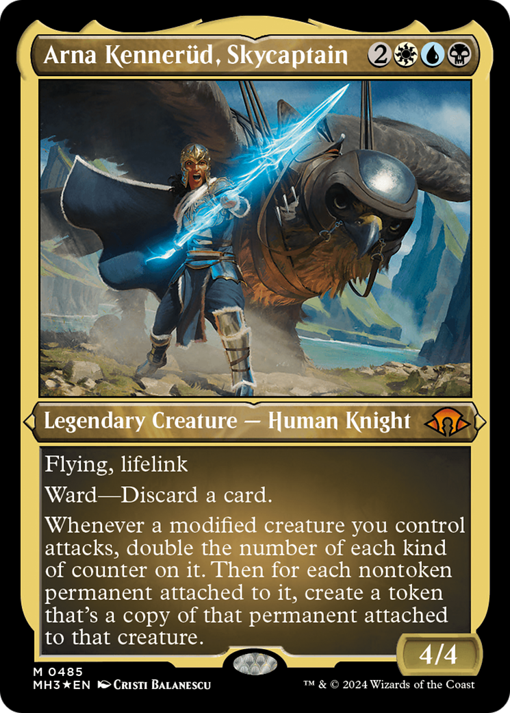 Arna Kennerud, Skycaptain (Foil Etched) [Modern Horizons 3] | Grognard Games