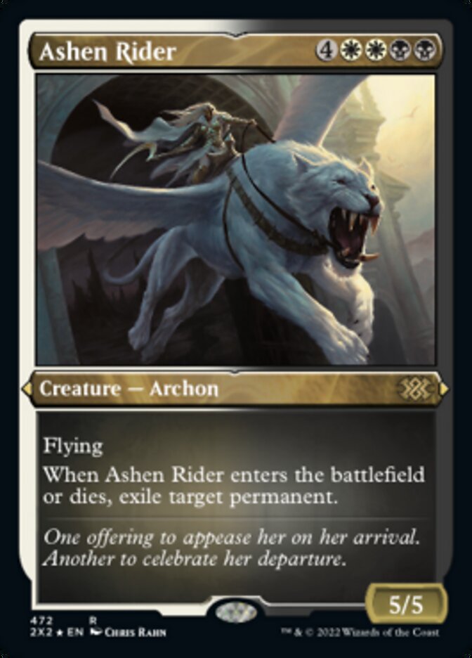 Ashen Rider (Foil Etched) [Double Masters 2022] | Grognard Games