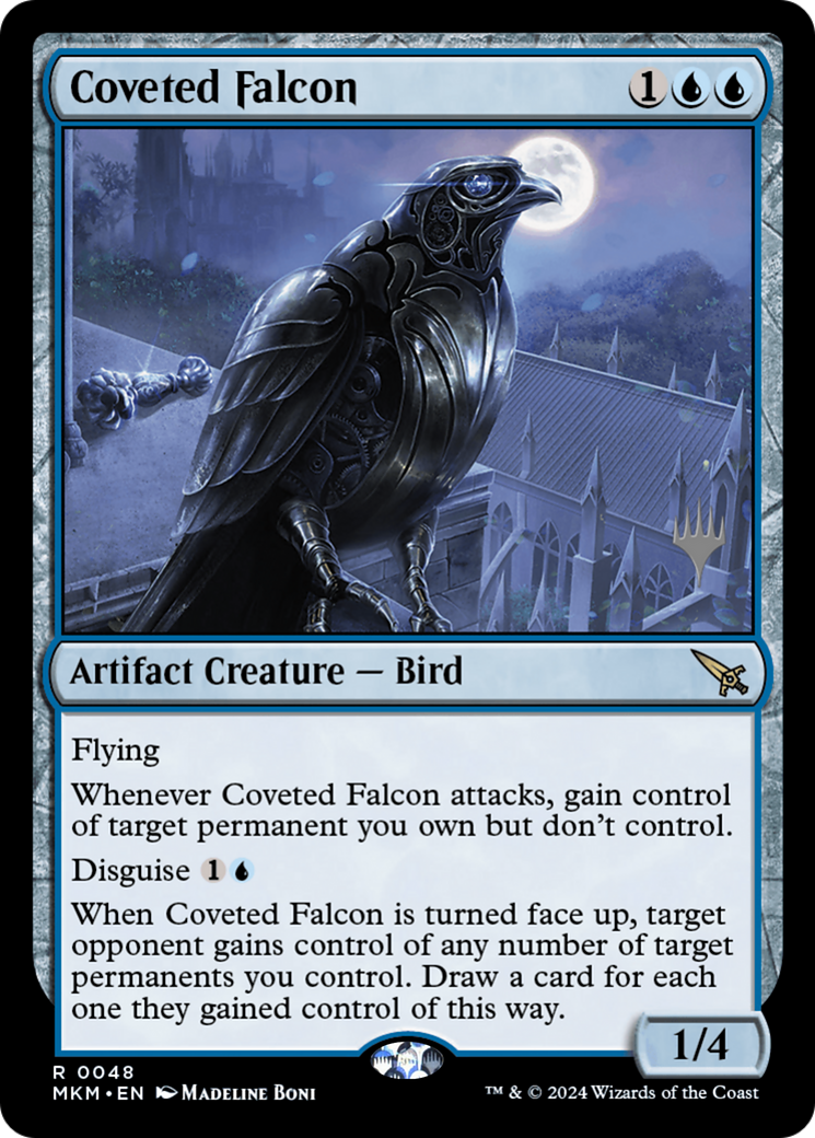 Coveted Falcon (Promo Pack) [Murders at Karlov Manor Promos] | Grognard Games
