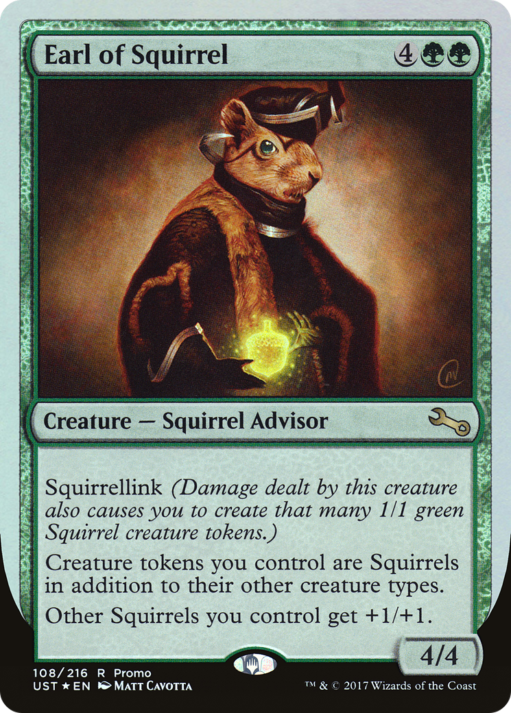 Earl of Squirrel (Draft Weekend) [Unstable Promos] | Grognard Games