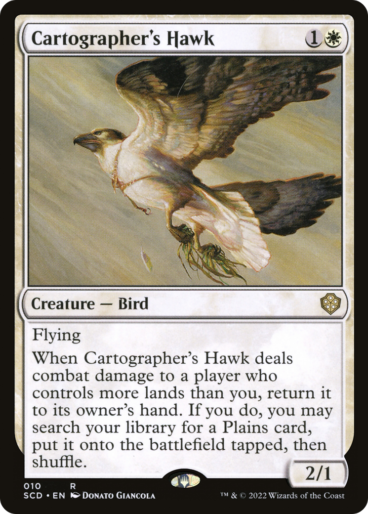 Cartographer's Hawk [Starter Commander Decks] | Grognard Games
