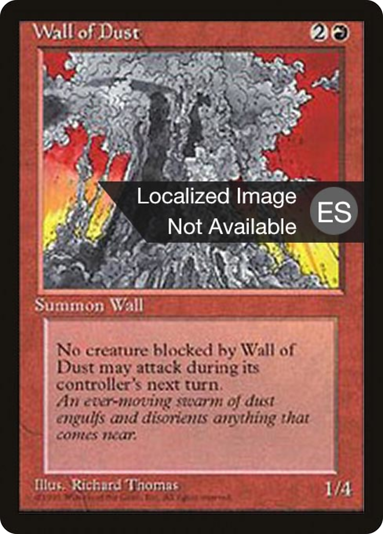 Wall of Dust [Fourth Edition (Foreign Black Border)] | Grognard Games