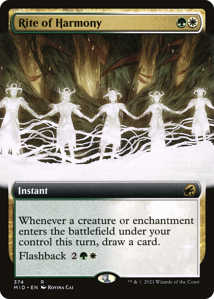 Rite of Harmony (Extended) [Innistrad: Midnight Hunt] | Grognard Games
