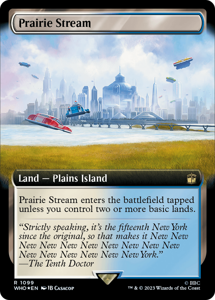 Prairie Stream (Extended Art) (Surge Foil) [Doctor Who] | Grognard Games