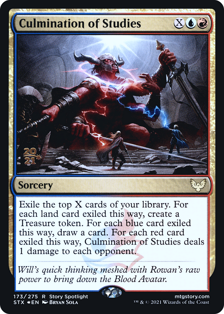 Culmination of Studies [Strixhaven: School of Mages Prerelease Promos] | Grognard Games