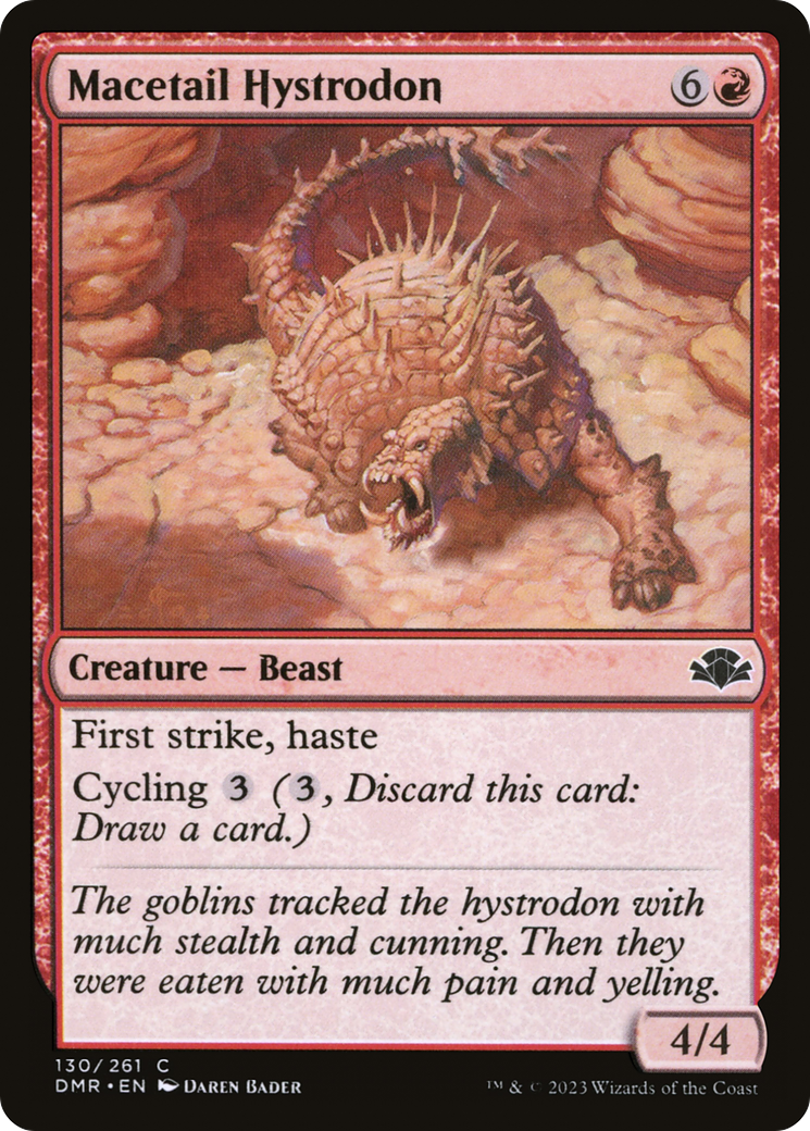 Macetail Hystrodon [Dominaria Remastered] | Grognard Games