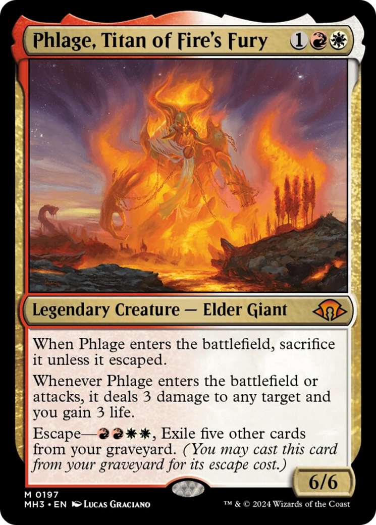 Phlage, Titan of Fire's Fury [Modern Horizons 3] | Grognard Games