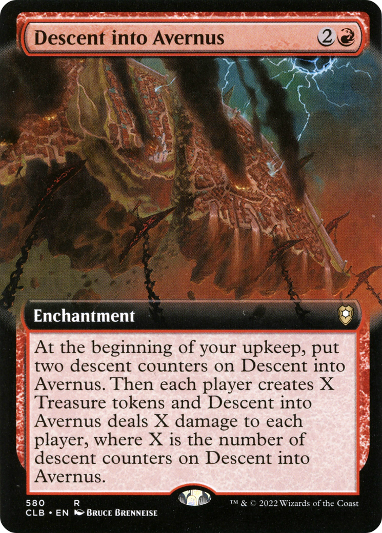 Descent into Avernus (Extended Art) [Commander Legends: Battle for Baldur's Gate] | Grognard Games