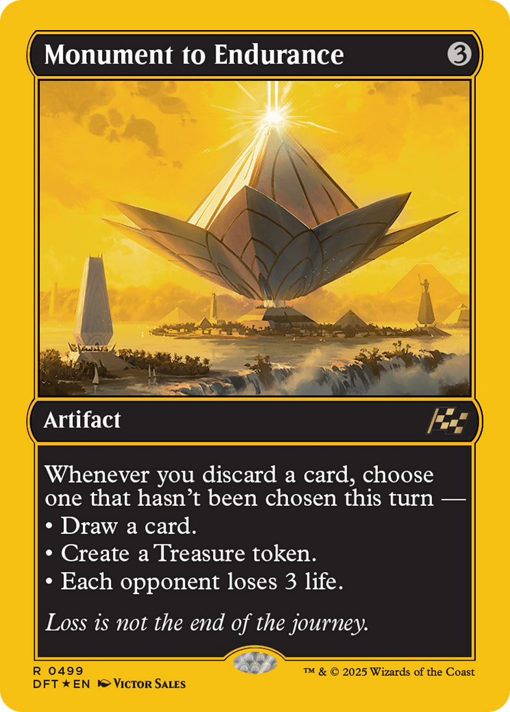 Monument to Endurance (First-Place Foil) [Aetherdrift] | Grognard Games