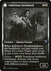 Ambitious Farmhand // Seasoned Cathar [Innistrad: Double Feature] | Grognard Games