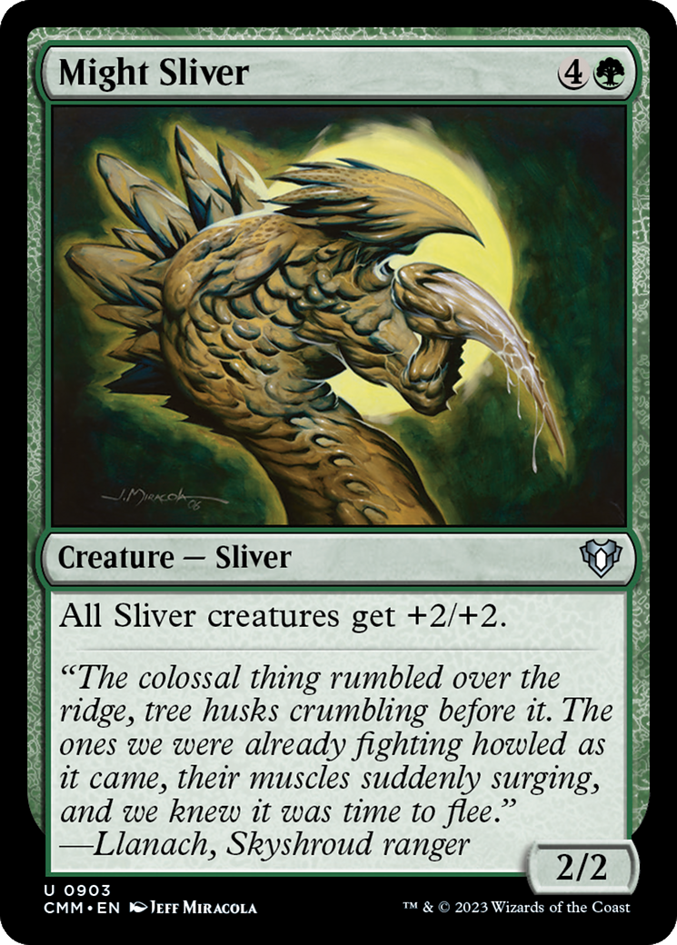 Might Sliver [Commander Masters] | Grognard Games