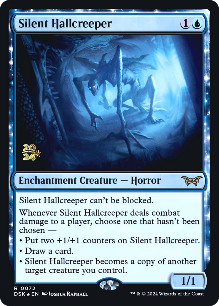 Silent Hallcreeper [Duskmourn: House of Horror Prerelease Promos] | Grognard Games