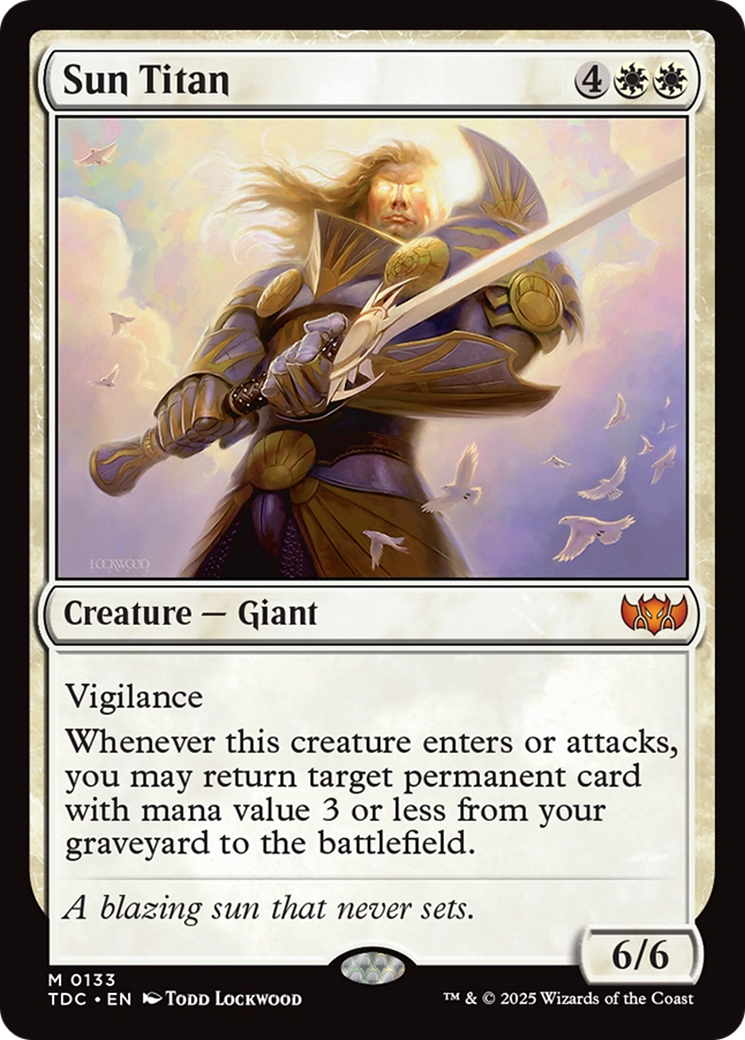 Sun Titan [Tarkir: Dragonstorm Commander] | Grognard Games
