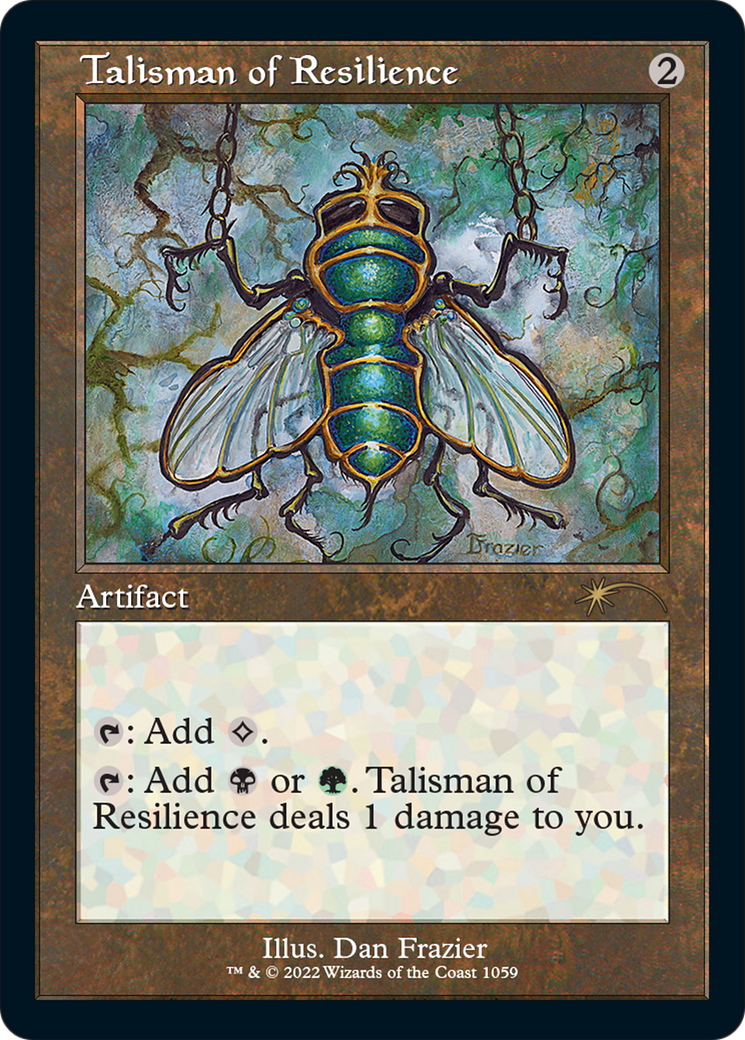 Talisman of Resilience (SLD-1059) - Secret Lair Drop Etched Foil | Grognard Games