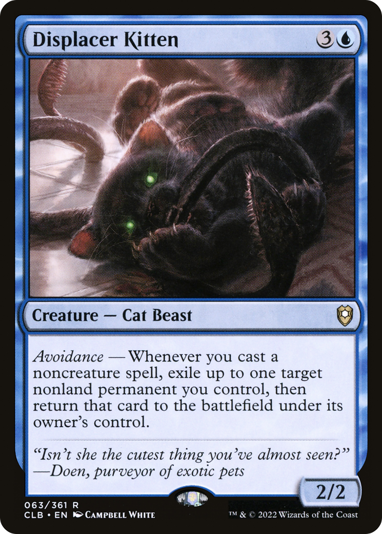Displacer Kitten [Commander Legends: Battle for Baldur's Gate] | Grognard Games