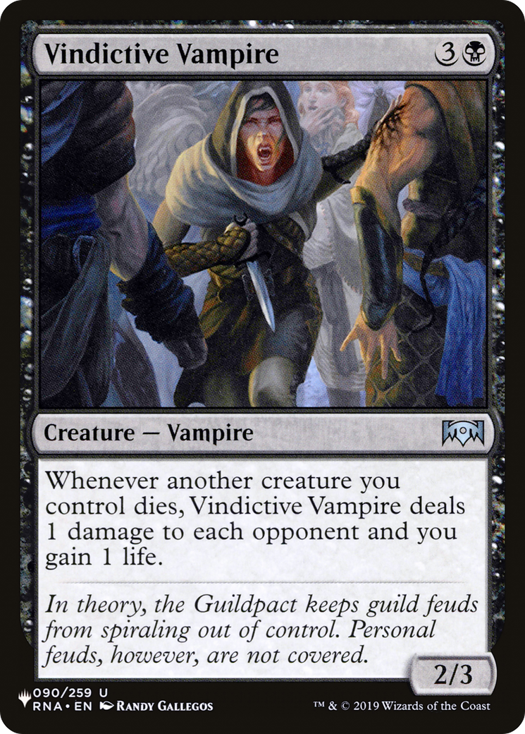 Vindictive Vampire [The List] | Grognard Games