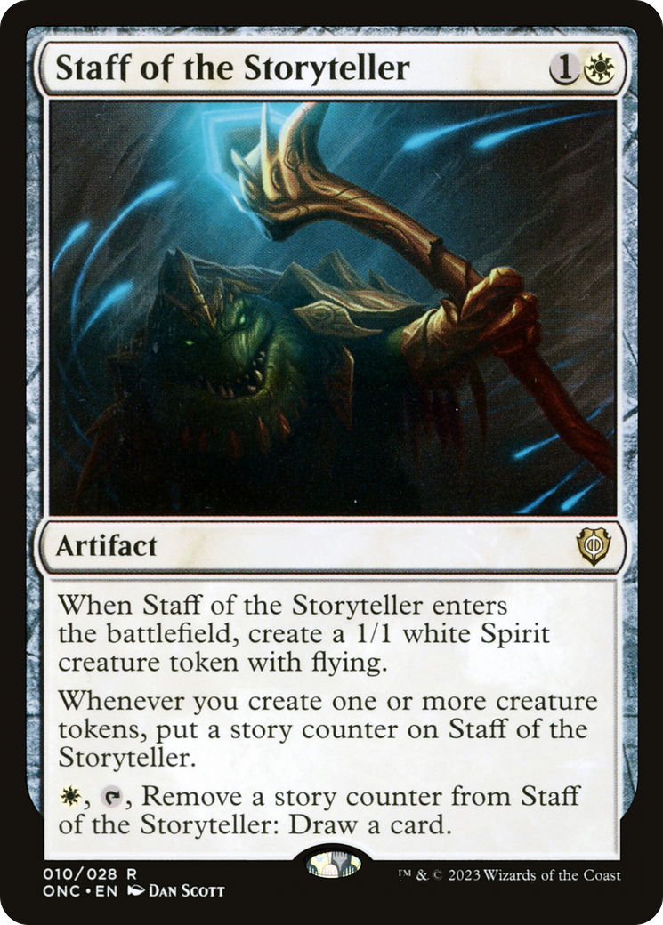 Staff of the Storyteller [Phyrexia: All Will Be One Commander] | Grognard Games