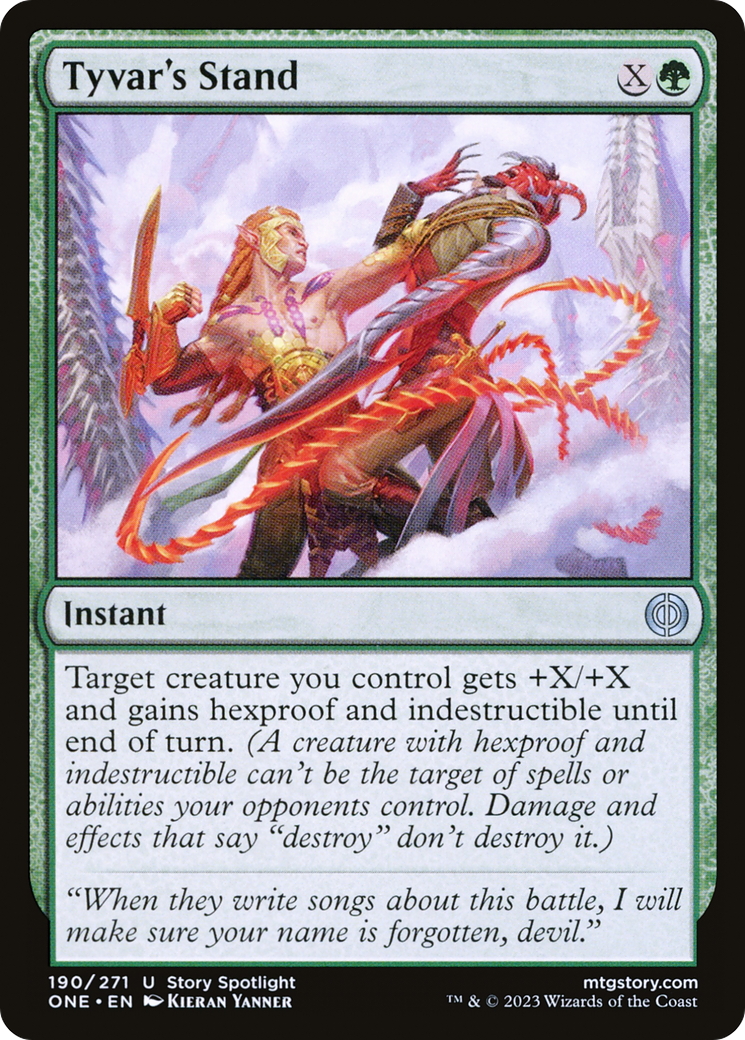 Tyvar's Stand [Phyrexia: All Will Be One] | Grognard Games