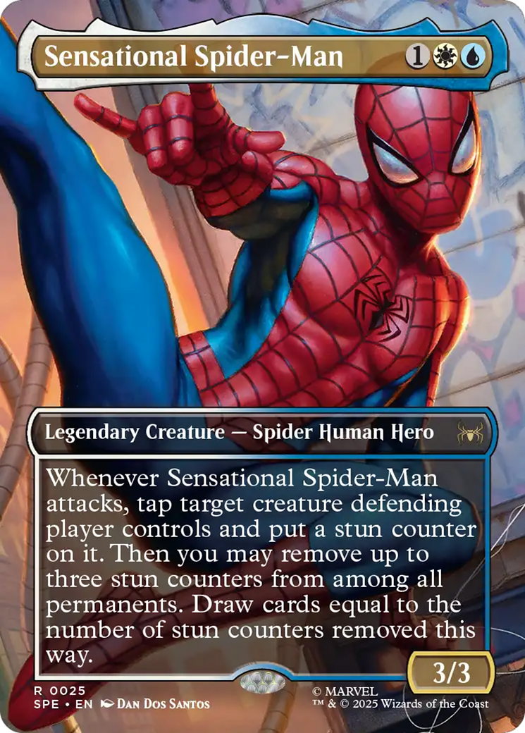 Sensational Spider-Man (Borderless) [Marvel's Spider-Man: Eternal-Legal] | Grognard Games