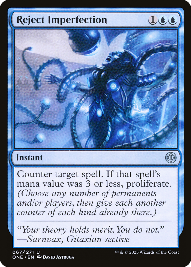 Reject Imperfection [Phyrexia: All Will Be One] | Grognard Games
