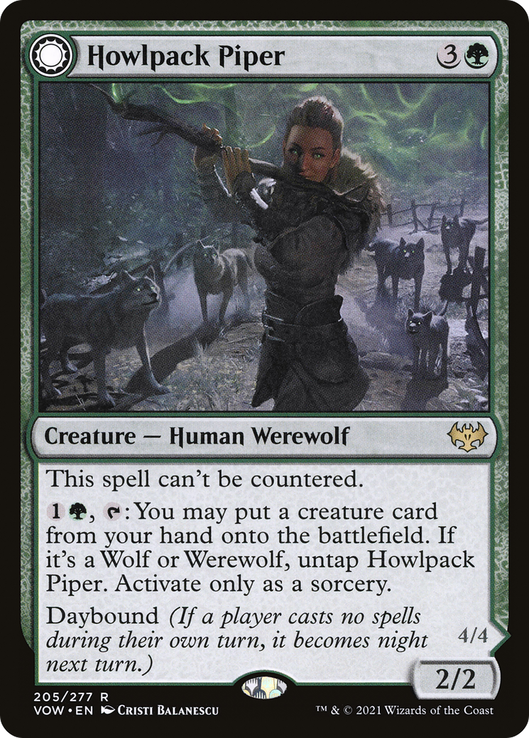 Howlpack Piper // Wildsong Howler [Innistrad: Crimson Vow] | Grognard Games