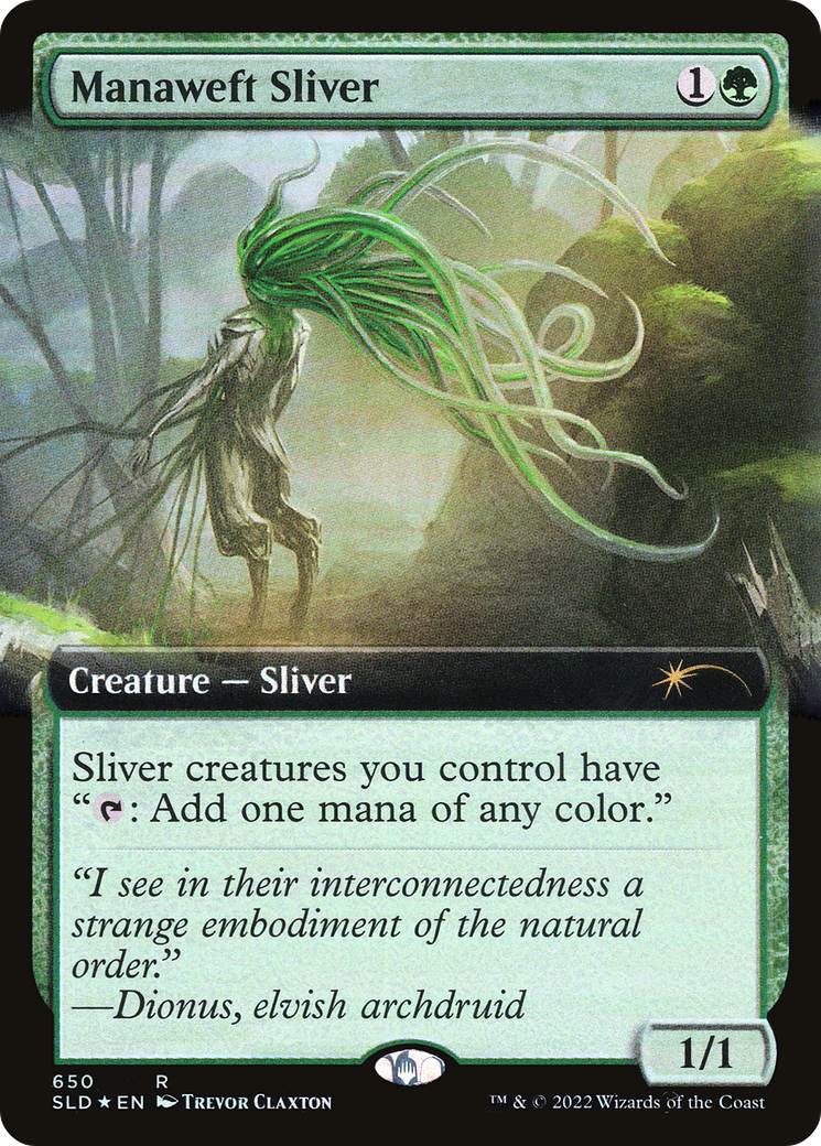 Manaweft Sliver (Extended Art) [Secret Lair Drop Promos] | Grognard Games