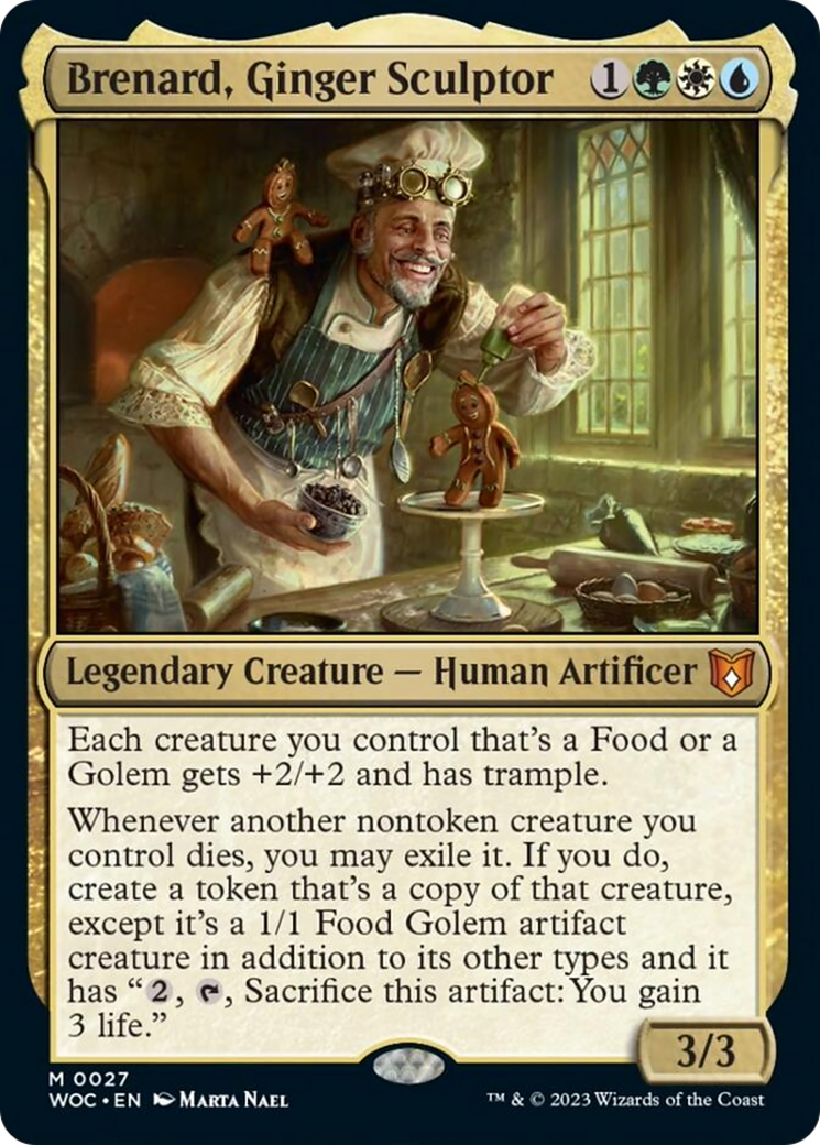 Brenard, Ginger Sculptor [Wilds of Eldraine Commander] | Grognard Games