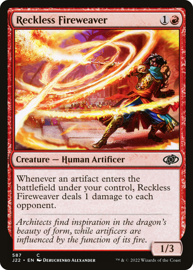 Reckless Fireweaver [Jumpstart 2022] | Grognard Games