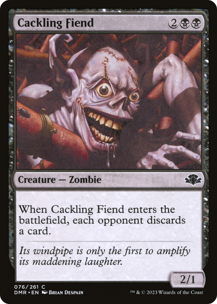 Cackling Fiend [Dominaria Remastered] | Grognard Games