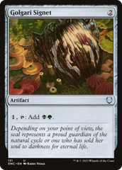 Golgari Signet [Phyrexia: All Will Be One Commander] | Grognard Games