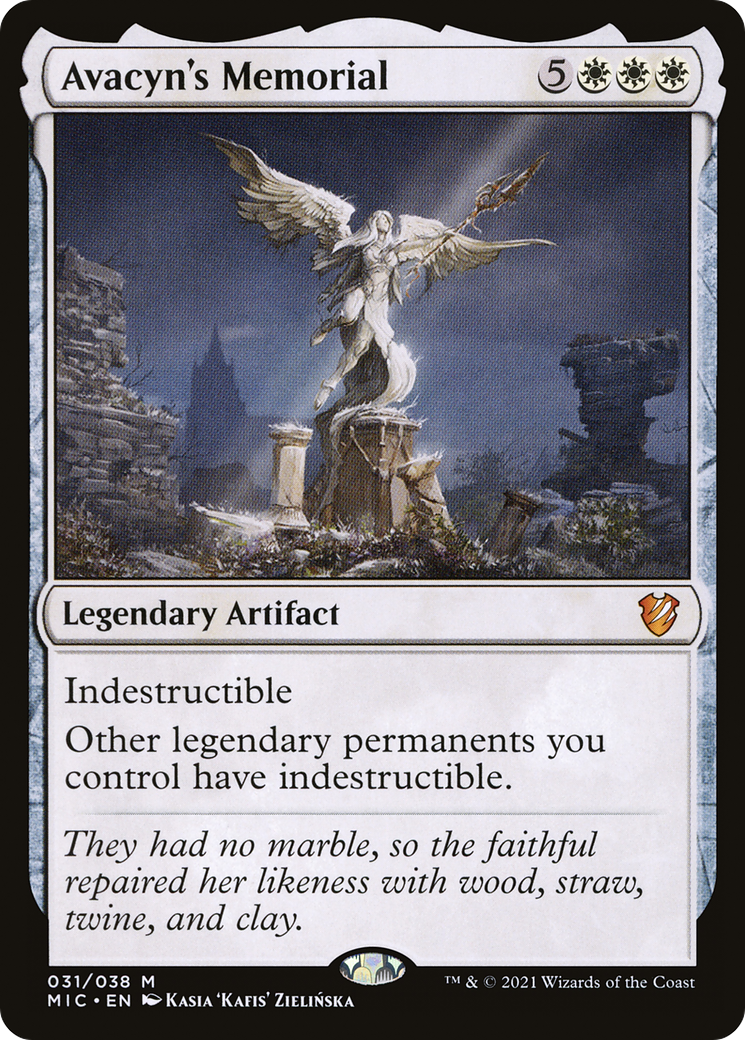 Avacyn's Memorial [Innistrad: Midnight Hunt Commander] | Grognard Games