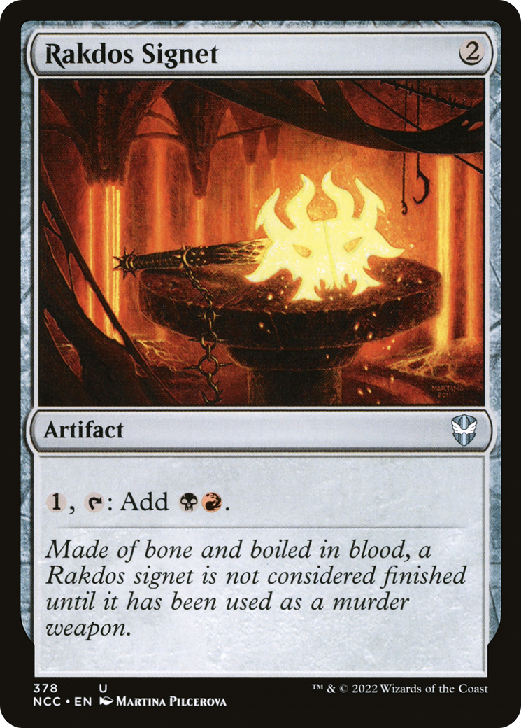 Rakdos Signet [Streets of New Capenna Commander] | Grognard Games
