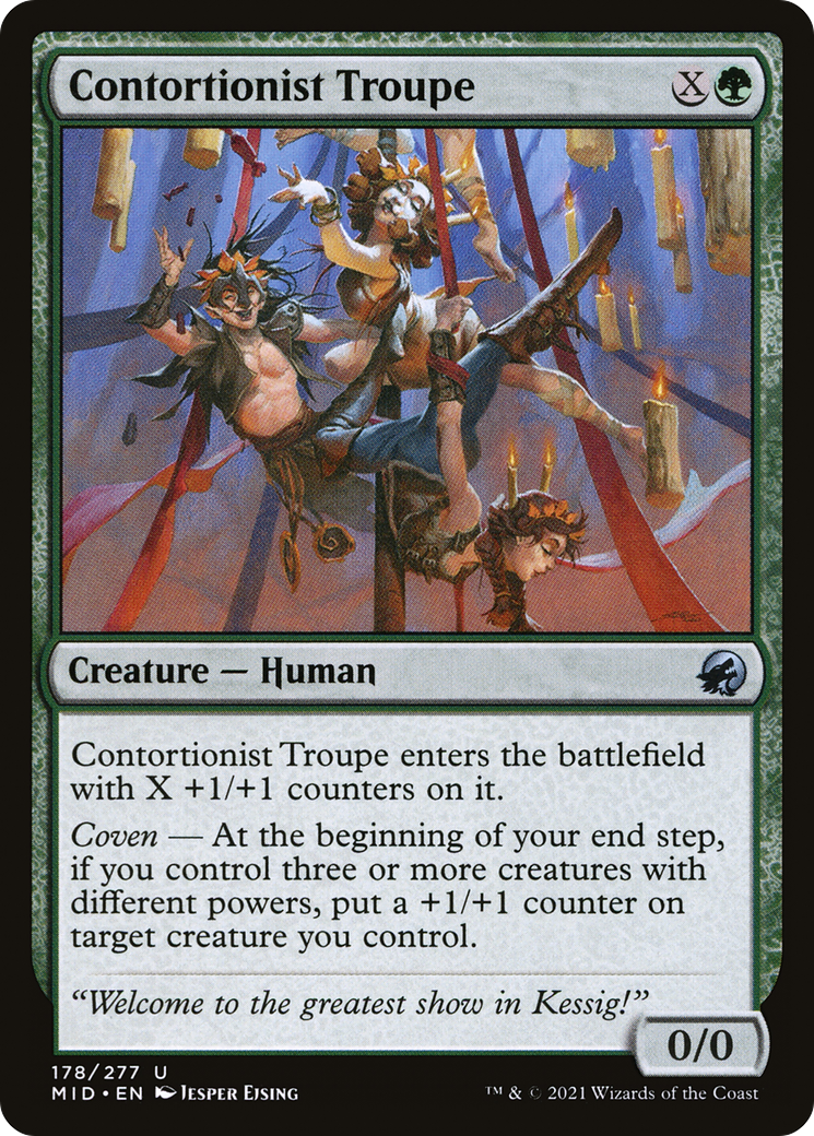 Contortionist Troupe [Innistrad: Midnight Hunt] | Grognard Games