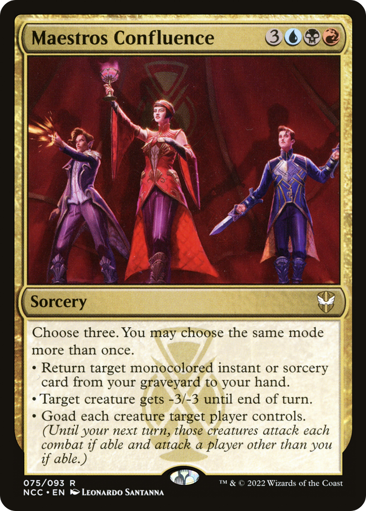 Maestros Confluence [Streets of New Capenna Commander] | Grognard Games