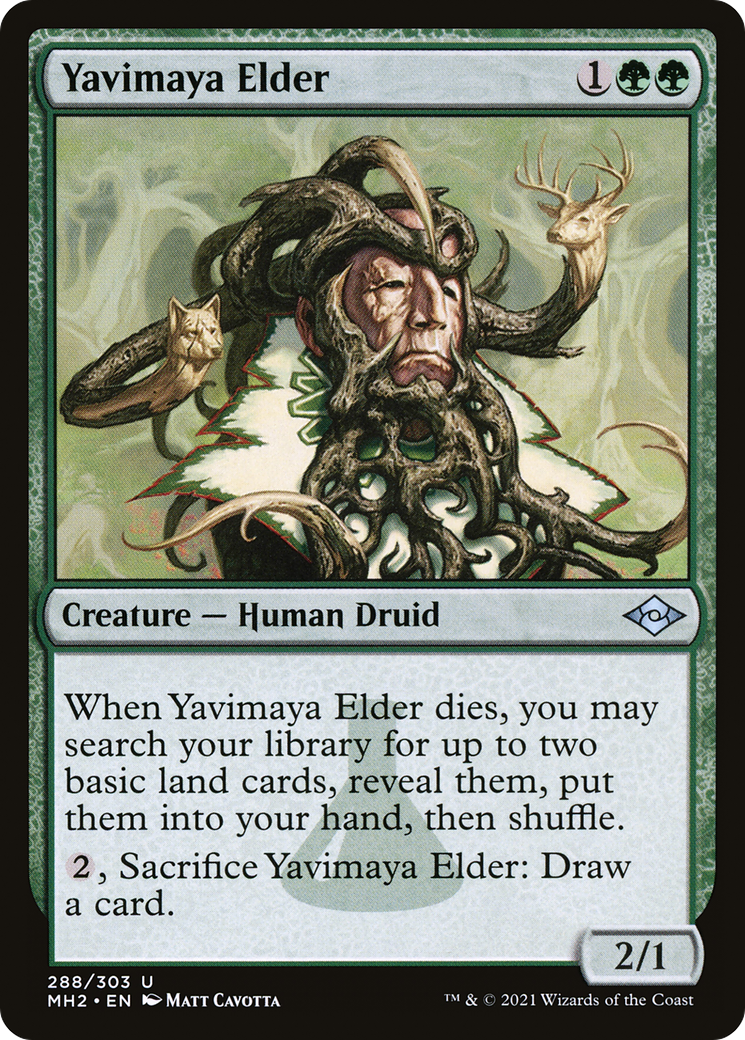Yavimaya Elder (MH2-288) - Modern Horizons 2 Etched Foil | Grognard Games