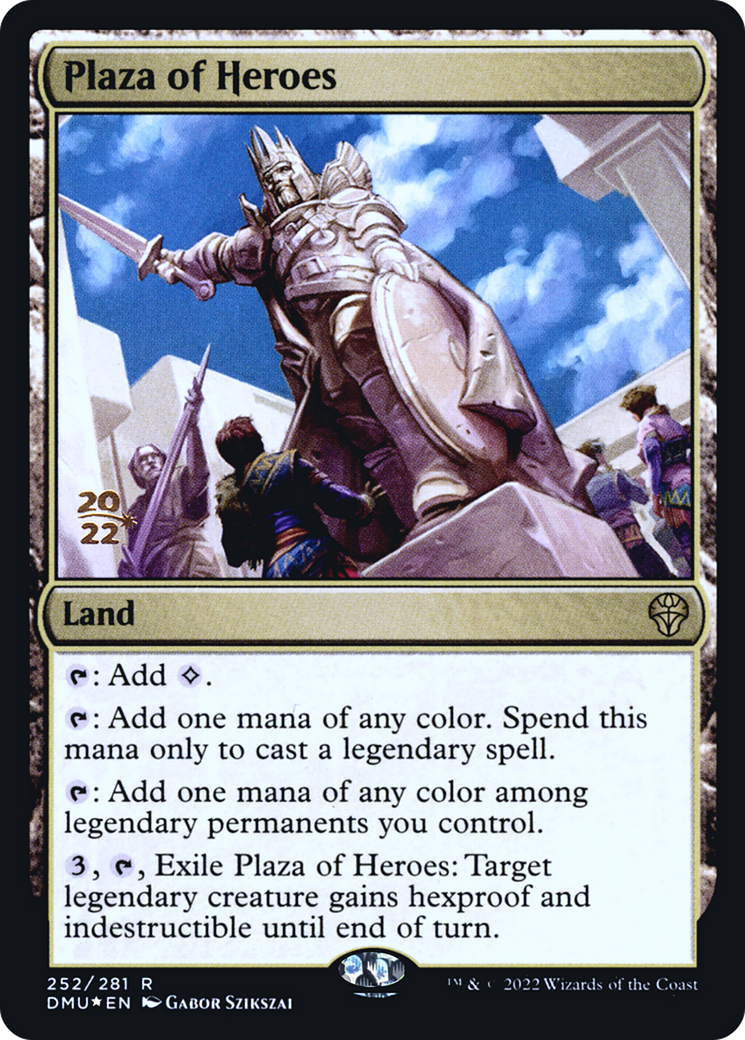Plaza of Heroes [Dominaria United Prerelease Promos] | Grognard Games
