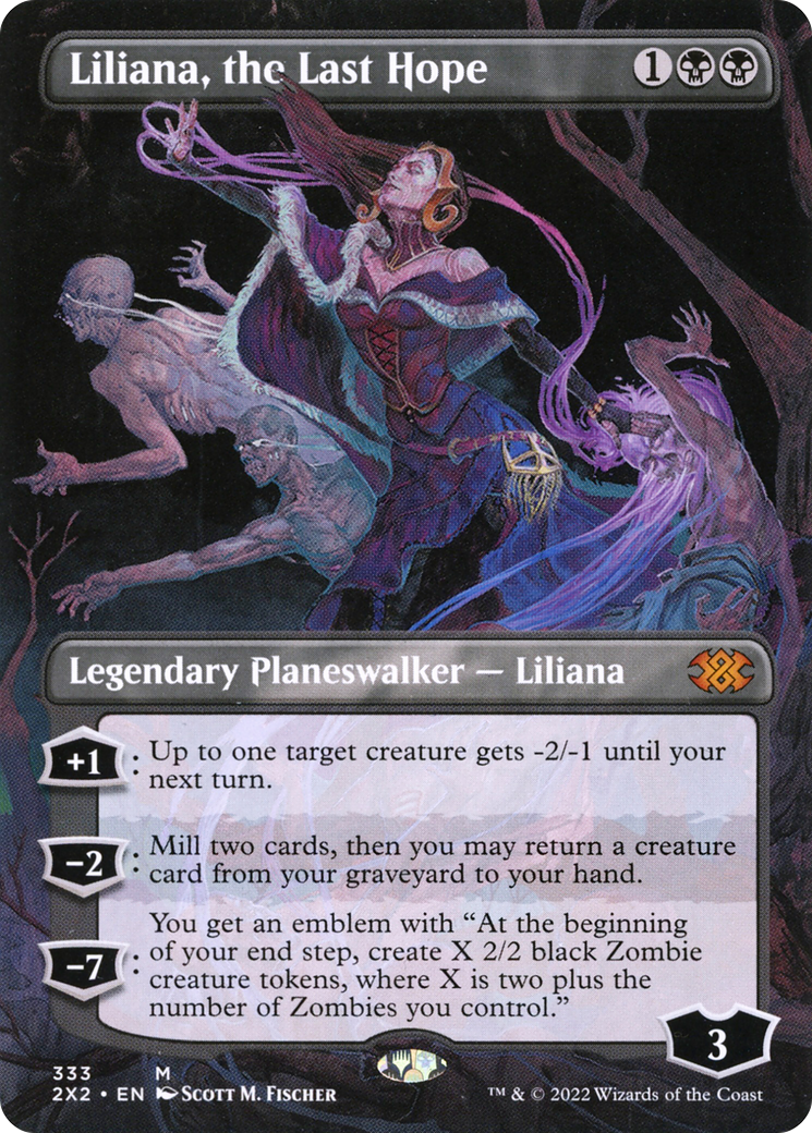 Liliana, the Last Hope (Borderless) [Double Masters 2022] | Grognard Games