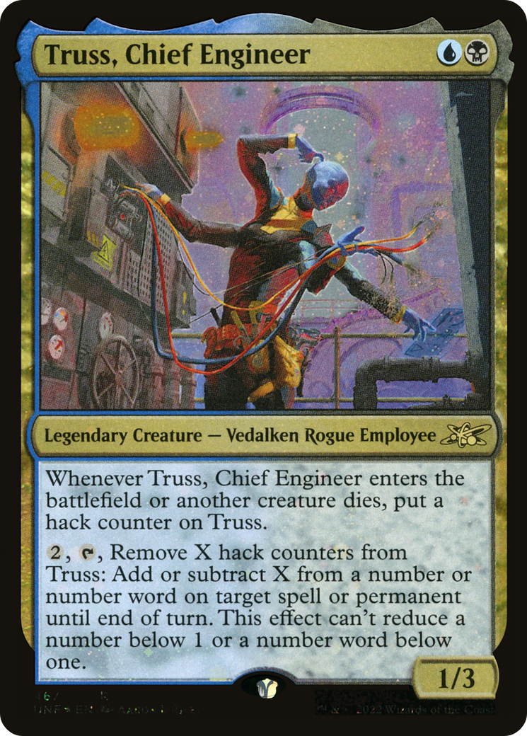 Truss, Chief Engineer (Galaxy Foil) [Unfinity] | Grognard Games
