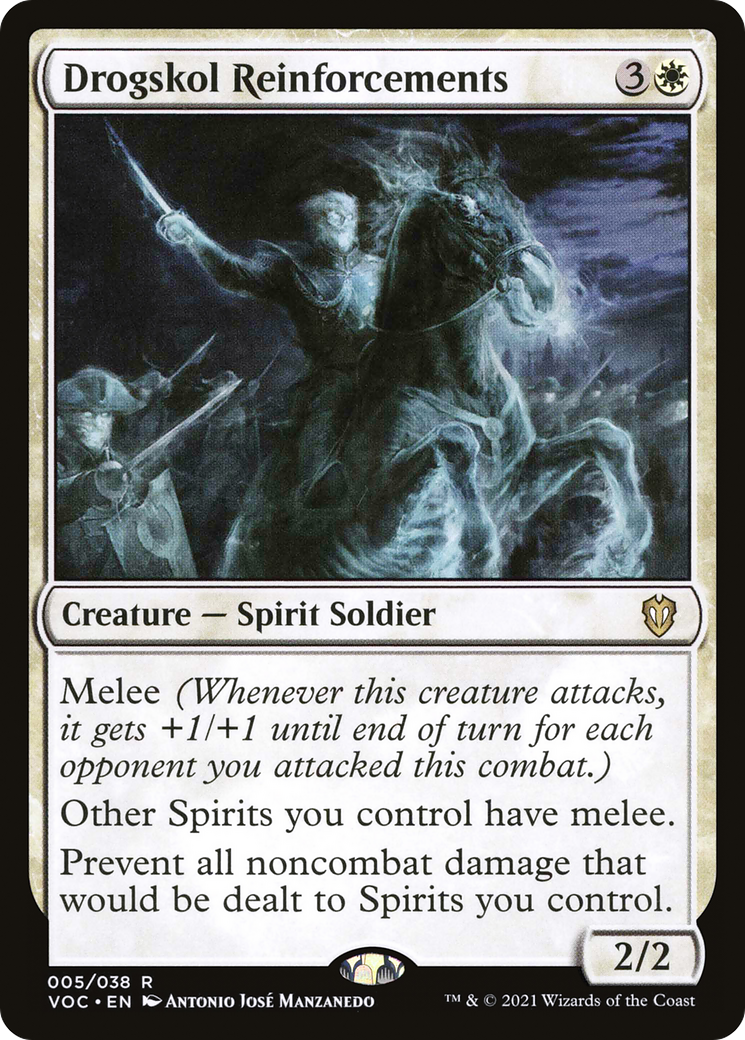 Drogskol Reinforcements [Innistrad: Crimson Vow Commander] | Grognard Games