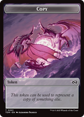 Karox Bladewing // Copy Double-Sided Token [Tarkir: Dragonstorm Commander Tokens] | Grognard Games